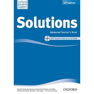 Solutions 2nd Edition Advanced Teacher's Book and CD-ROM Pack imagine