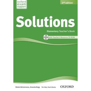 Solutions 2nd Edition Elementary: Teacher's Book and CD-ROM Pack imagine