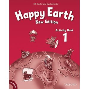 Happy Earth 1 Activity Book and MultiRom Pack- REDUCERE 35% imagine