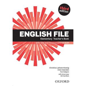 English File 3E Elementary Teacher's Book with Test and Assessment CD-ROM imagine