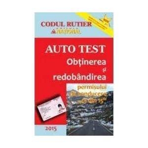 2015 Auto Test Obtinerea si redobandirea permisului de conducere imagine