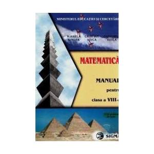 Manual matematica Clasa 8 - Mihaela Singer Cristian Voica Consuela Voica imagine