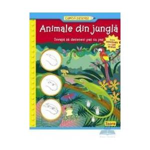 Cum sa desenez - Animale din jungla imagine