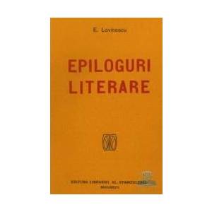 Epiloguri literare - E. Lovinescu imagine