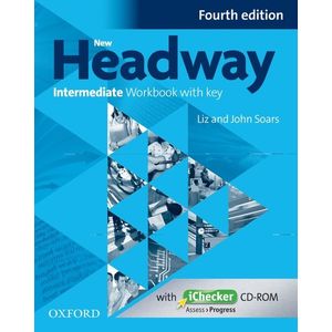 New Headway 4th Edition Intermediate Workbook With Key and iChecker CD Pack imagine