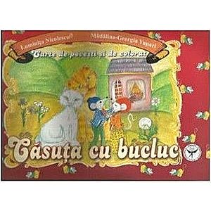 Casuta Cu Bucluc - Carte De Povesti Si De Colorat - Luminita Nicolescu MadalinA-Georgia Yupari imagine