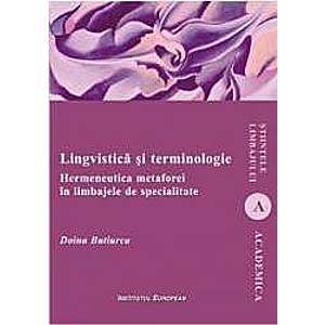 Lingvistica si terminologie - Doina Butiurca imagine