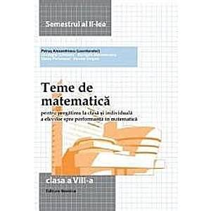 Teme De Matematica Cls 8 Sem 2 - Petrus Alexandrescu imagine