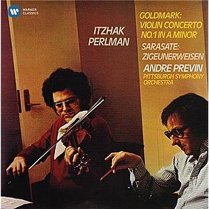 Goldmark: Violin Concerto; Sarasate: Zigeunerweisen | Andre Previn, Itzhak Perlman imagine