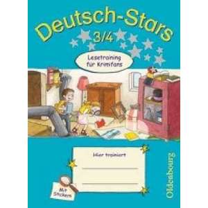 Deutsch-Stars 3/4. Lesetraining fuer Krimifans imagine