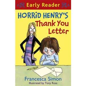 Horrid Henry's Thank You Letter imagine