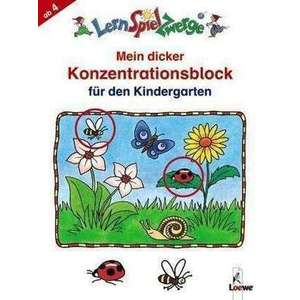 Mein dicker Konzentrationsblock fuer den Kindergarten imagine