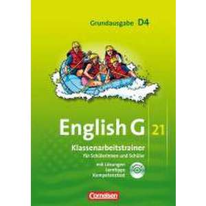 English G 21. Grundausgabe D 4. Klassenarbeitstrainer mit Loesungen und CD imagine