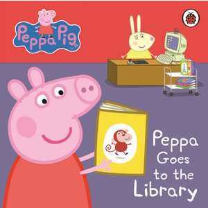 Peppa Pig: Peppa Goes to the Library: My First Storybook imagine