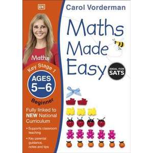 Maths Made Easy Ages 5-6 Key Stage 1 Beginner imagine