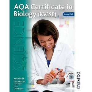AQA Certificate in Biology (iGCSE) Level 1/2 imagine