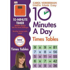 10 Minutes A Day Times Table imagine