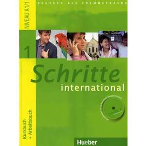 Schritte international 1. Kursbuch + Arbeitsbuch mit Audio-CD zum Arbeitsbuch und interaktiven UEbungen imagine