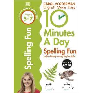 10 Minutes A Day Spelling Fun, Ages 5-7 (Key Stage 1) imagine
