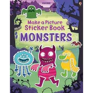 Make a Picture Sticker Book Monsters imagine