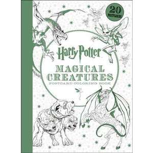 Carti postale de colorat Harry Potter Magical Creatures imagine