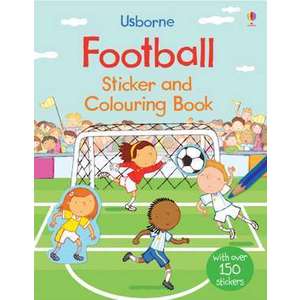 Football Sticker and Colouring Book imagine