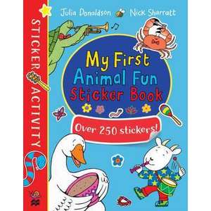 My First Animal Fun Sticker Book imagine