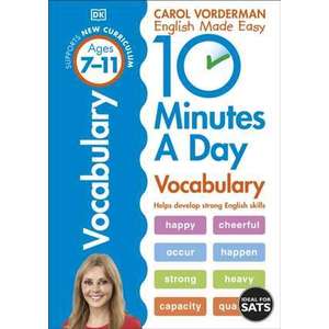 10 Minutes A Day Vocabulary, Ages 7-11 (Key Stage 2) imagine