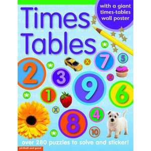 Times Tables Sticker Book imagine