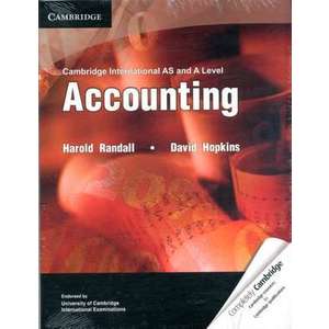 Cambridge International AS and A Level Accounting Textbook imagine