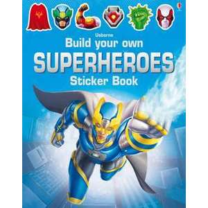 Build Your Own Superheroes Sticker Book imagine