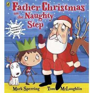 Father Christmas on the Naughty Step imagine