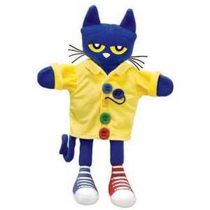 Pete the Cat and His Four Groovy Buttons 14.5" Puppet imagine