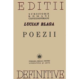 Lucian Blaga - Poezii (editii definitive) imagine