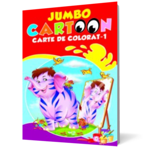 Jumbo Cartoon - Carte de colorat 1 imagine