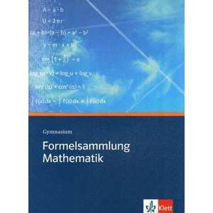 Formelsammlung Mathematik. Gymnasium imagine