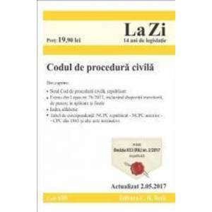 Codul de procedura civila act. 2.05.2017 imagine