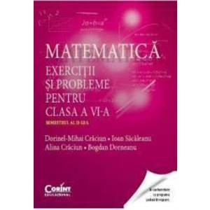 Matematica cls 6 - Exercitii si probleme - sem 2 - Dorinel-Mihai Craciun imagine