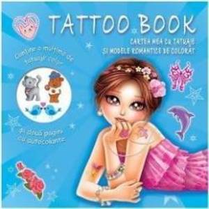 Cartea mea cu tatuaje si modele romantice de colorat imagine