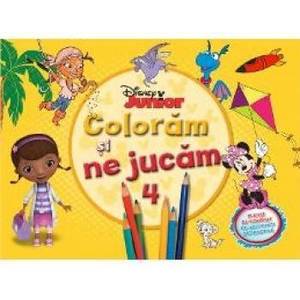 Disney Junior - Coloram si ne jucam 4. Planse de colorat cu activitati distractive imagine
