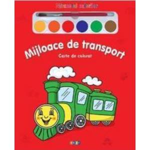 Mijloace de transport - Miracolul culorilor - Carte de colorat imagine