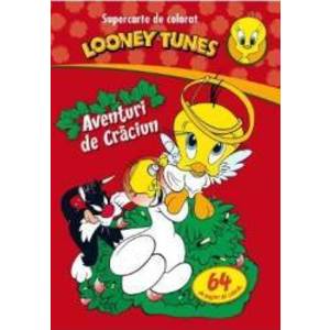 Looney Tunes - Aventuri de Craciun - Supercarte de colorat imagine