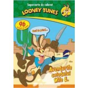 Looney Tunes - Aventurile coiotului Wile E. - Supercarte de colorat imagine