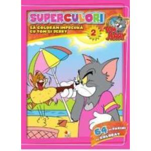 Tom si Jerry. Superculori 2 - Sa coloram impreuna cu Tom si Jerry imagine