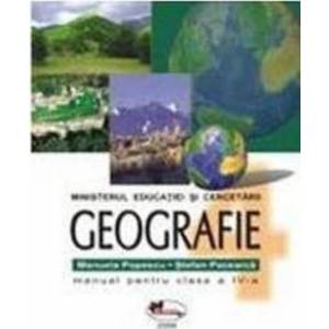 Manual geografie manual pentru clasa 4 - Manuela Popescu Stefan Pacearca imagine