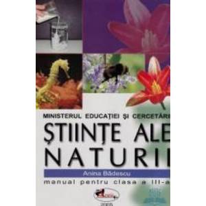 Manual stiinte ale naturii clasa 3 - Anina Badescu imagine