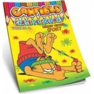 Garfield vol.2 Nascut pentru sport. Carte de colorat imagine