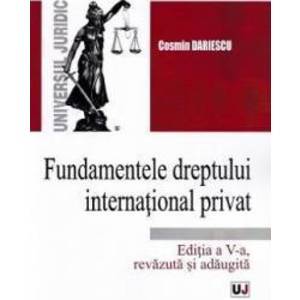 Fundamentele dreptului international privat Ed.5 - Cosmin Dariescu imagine
