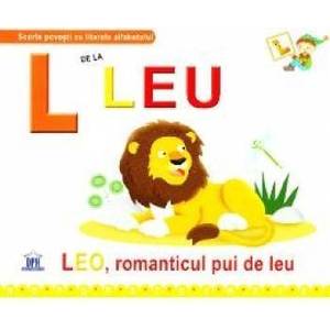 L de la Leu - Leo romanticul pui de leu cartonat imagine