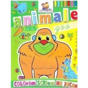 Animale de la Zoo - Coloram scriem ne jucam imagine